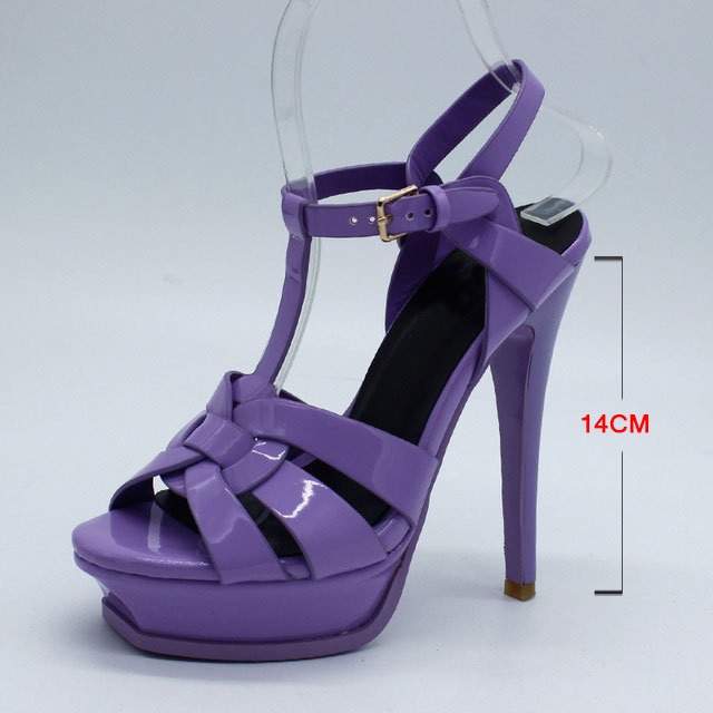 Cool Sept Genuine Leather High Heel Sandals Women Heels 10cm and 14cm Sexy Shoes Fashion Woman Shoe R4425 Hot Sale 33-40