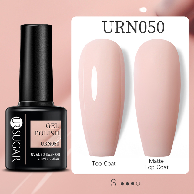 UR SUGAR 7.5ml Nude Pink Gel Nail Polish Soak Off UV LED Semi Permanent Gel Varnish All For Nails Art Design Manicure