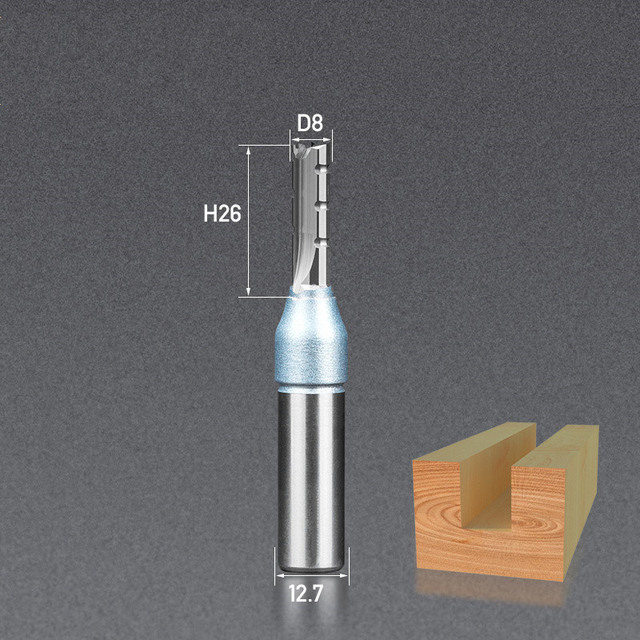 12.7 مللي متر shank-1pcs ، cnc الصلبة كربيد النجارة النقش راوتر بت ، 3 المزامير مستقيم الخشب الطحن القاطع ، TCT قطع نهاية مطحنة