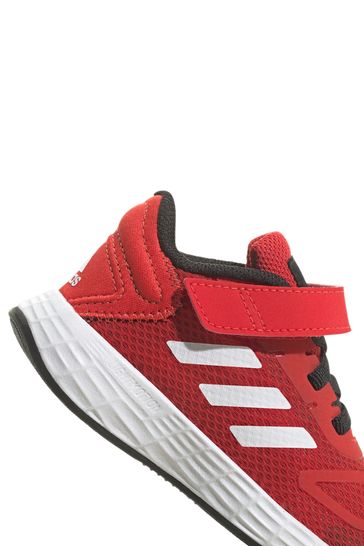 adidas Duramo 10 Infant Red Strap Trainers