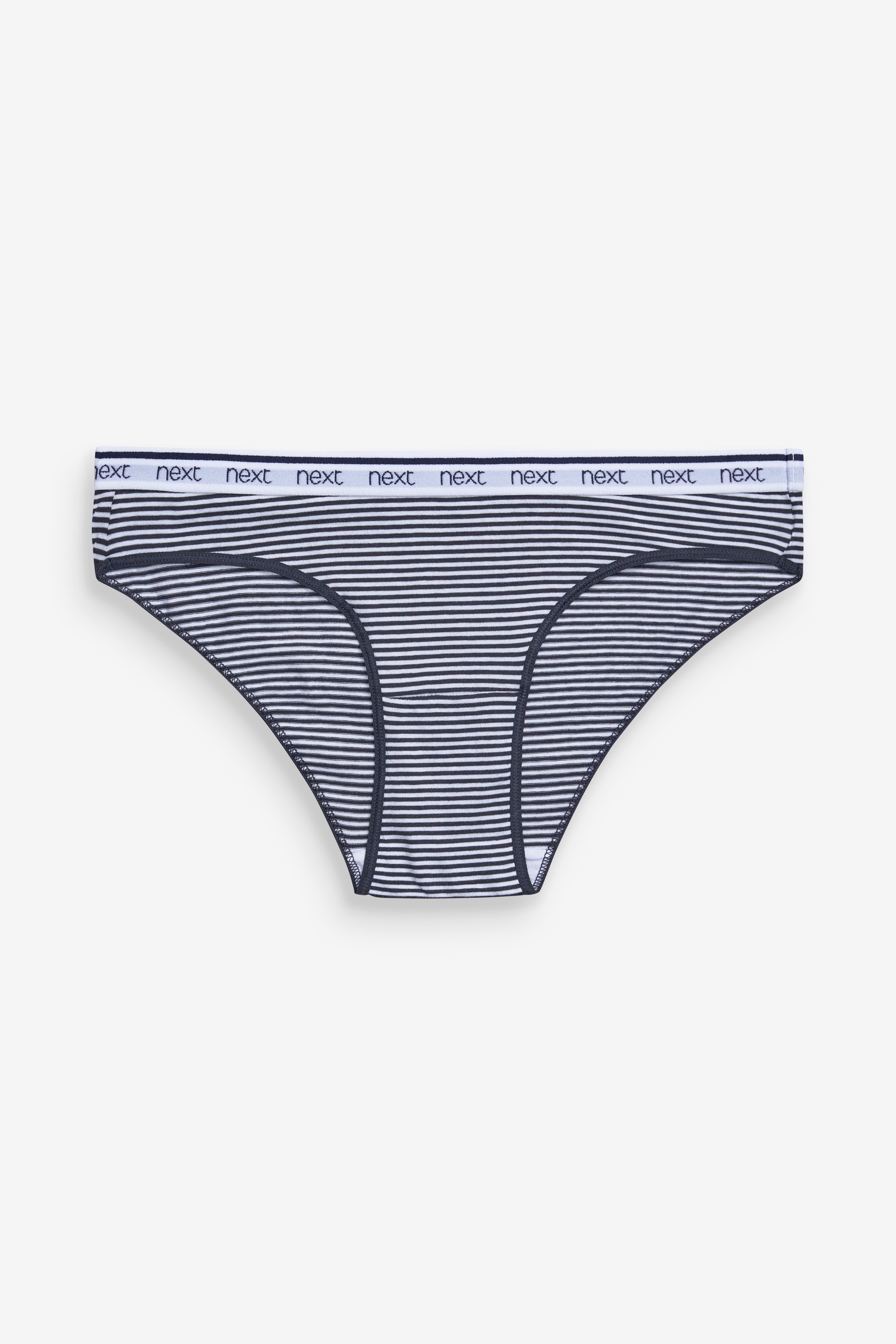 Cotton Rich Logo Knickers 4 Pack Bikini