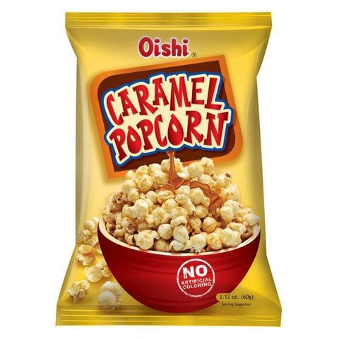 OISHI CARAMEL POPCORN 60G