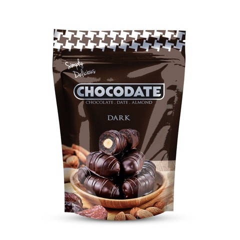 CHOCODATE DARK POUCH 250G