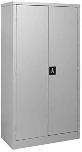 Generic 2 Door Steel Cabinet, Grey - &nbsp;W90Cm X H180Cm X D45Cm