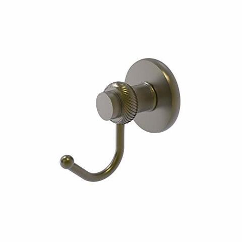 Allied Brass 920T-Abr Mercury Collection Twisted Accents Robe Hook, Antique Brass