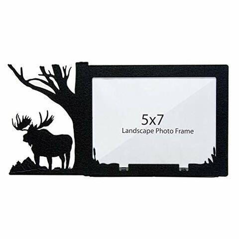 Innovative Fabricators, Inc. Majestic Moose 5X7 Horizontal Picture Frame