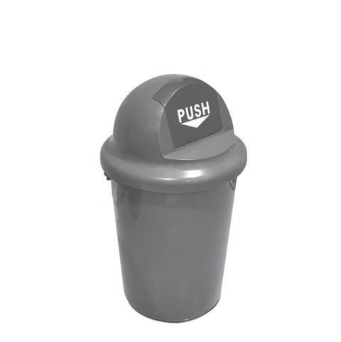 AKC Durable Round Garbage Bin Grey 60L