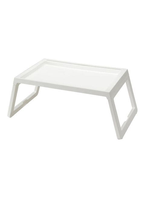 Generic Folding Bed Table White 55X36X31 Cm