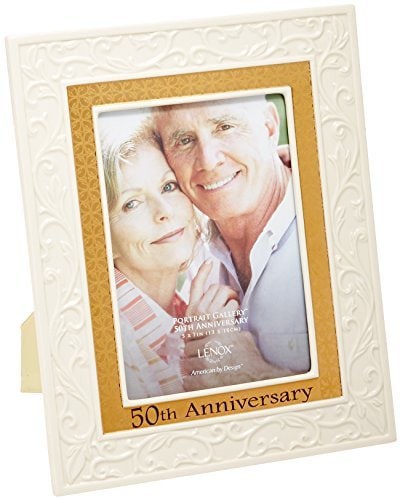 Lenox Portrait Gallery 50Th Anniversary Luxury Frame, 5 By 7-Inch - 826478