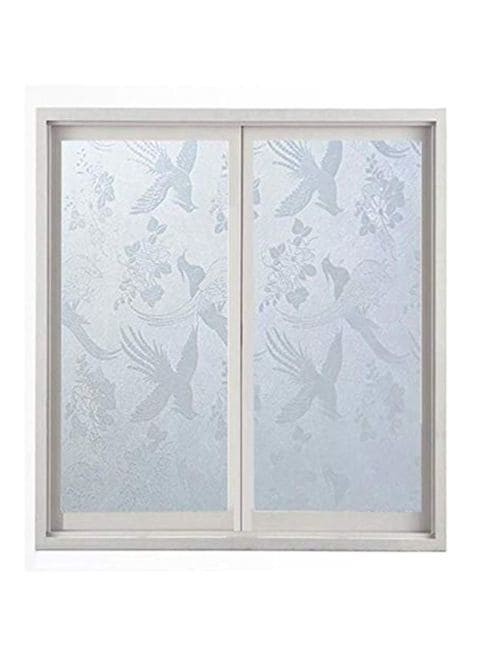 Generic - Waterproof PVC Frosted Glass Window Privacy Film Sticker Clear 45x200centimeter