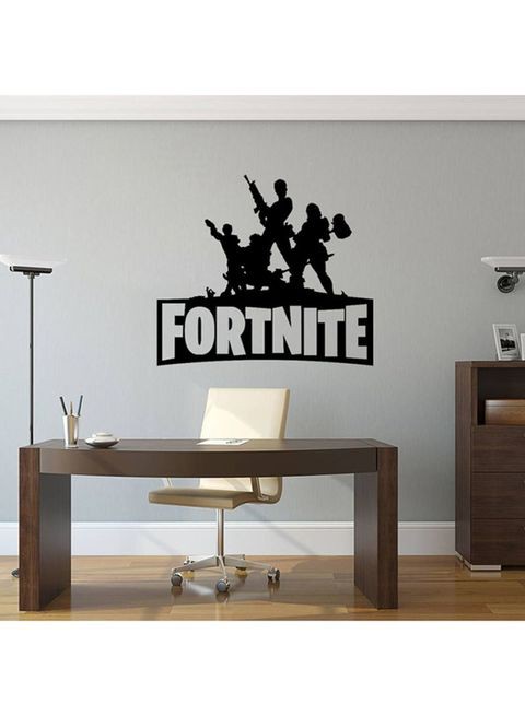 Generic Printed Wall Sticker Black 30 X 26cm