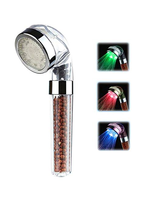 Generic Variable Led Shower Head With Spa Filter Multicolour 8cm