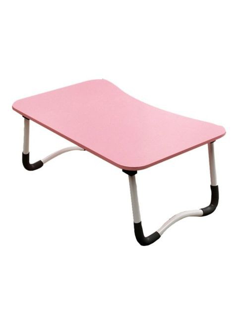 Generic W-Leg Type Foldable Lap Desk With Non-Slip Mat And Card Slot Pink/Black/White