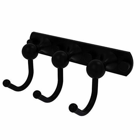 Allied Brass Sl-20-3 Shadwell Collection 3 Position Multi Decorative Hook, Matte Black