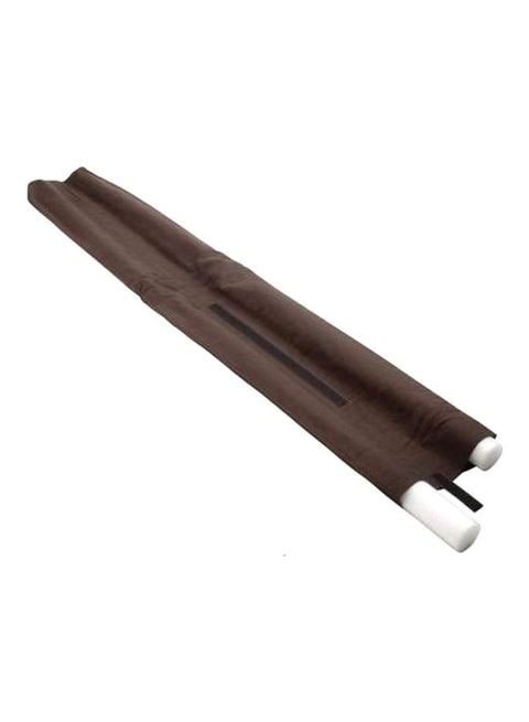 Generic Twin Draft Door Guard Brown/White 36X5.5Inch