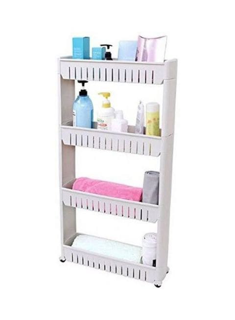 Generic 4-Tier Multipurpose Shelf White