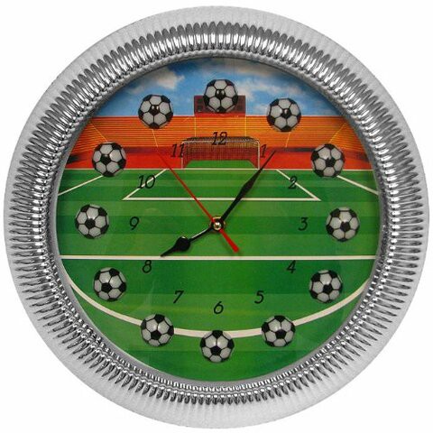 Trademark Gameroom Soccer Wall Clock, 13&quot;