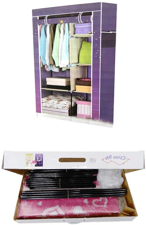 Generic Strong &amp; Beautiful Cloth Cupboard For Daily Use At Home (105X45X175cm) (Pack Of 1 Unit)