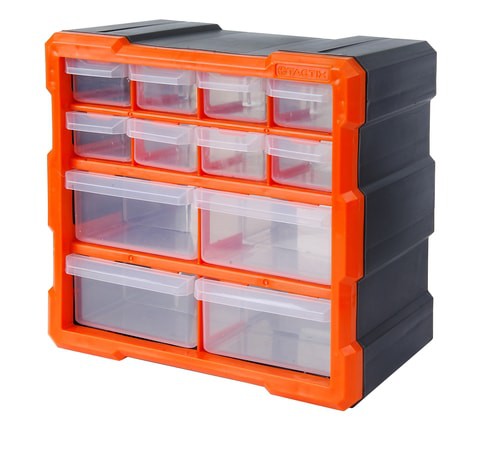 TACTIX - 12-DRAWERS STORAGE BIN - TTX-320630