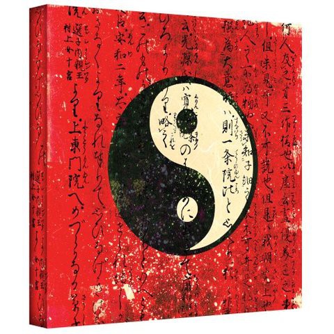 Artwall Elena Ray Yin Yang Gallery-Wrapped Canvas Art, 14 By 14-Inch