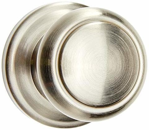Schlage Andover Passage Knob, Andover Rose, Satin Nickel, 2.8 X 2.8 X 2.4 Inches - Fa10And619/F10And619And