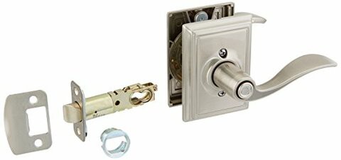 Schlage F40Acc619Add Addison Collection Accent Privacy Lever, Satin Nickel