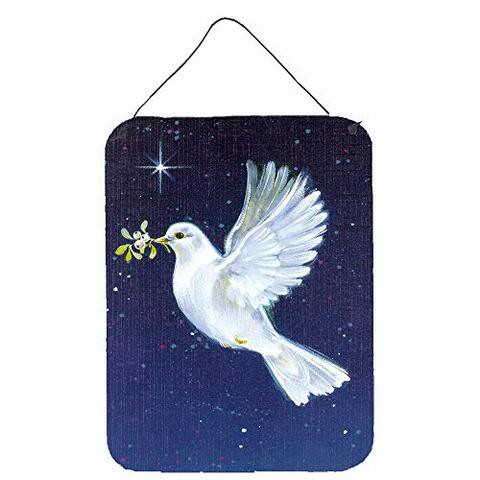 Caroline&#39;s Treasures Aah1624Ds1216 Peace Dove With The Olive Branch Wall Or Door Hanging Prints, 12X16, Multicolor