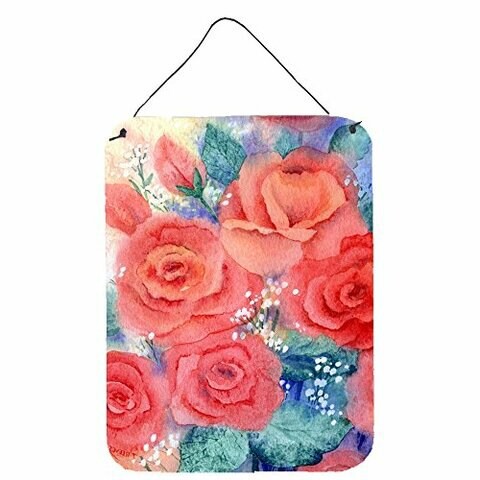 Caroline&#39;s Treasures Ibd0251Ds1216 Roses Wall Or Door Hanging Prints, 12X16, Multicolor