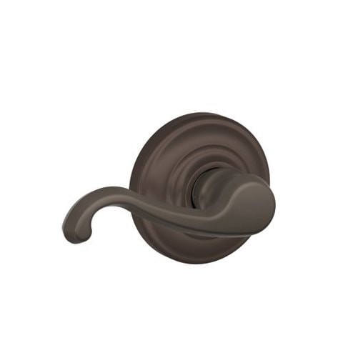 SCHLAGE Callington Left Handed Lever With Andover Trim Non-Turning Lock, Oil Rubbed Bronze (F170 Clt 613 And Lh)