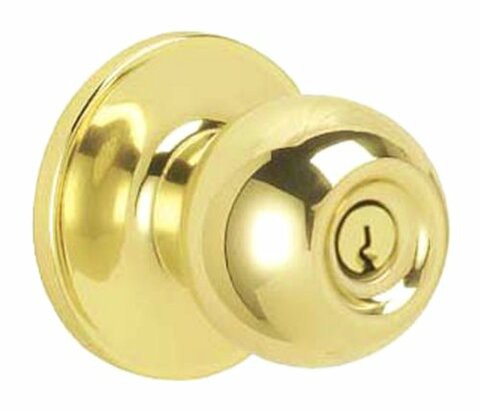 Dexter By Schlage J54Cna605 Corona Keyed Entry Knob, Bright Brass