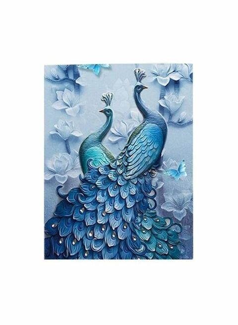 Generic Diamond Embroidered Pea Diamond Painting Blue 45x75centimeter