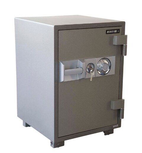 Mahmayi Secure 680 Heavy Steel Fire Safe 100Kgs (Grey) Sd680Kk (Safe With Dial + Key)