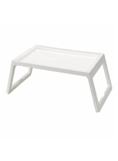 Generic Foldable Bed Table Tray White 55X31X36cm