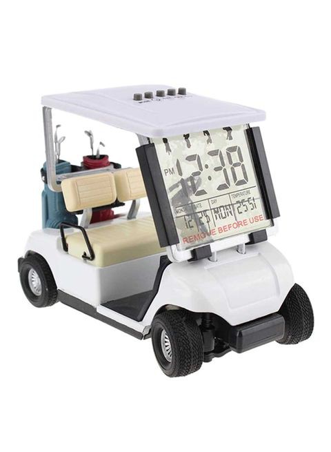 Generic Golf Cart Digital Clock White/Black/Yellow