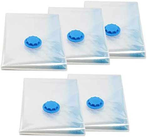 Generic 7Pcs Home Vacuum Bag For Clothes Quilt Transparent Storage Bag Foldable Compressed Organizer Space Saving 70 X 100 Cm Seal Bags Organization (70X100Cm)