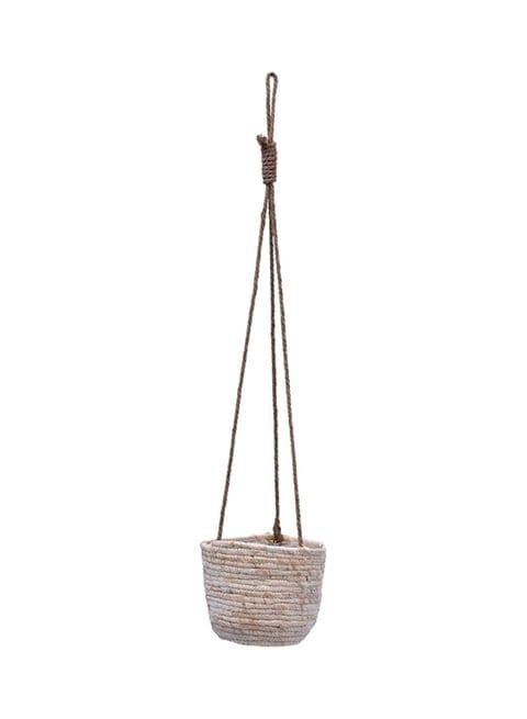 Yatai Handmade Hanging Basket Light Brown 85X18X15cm