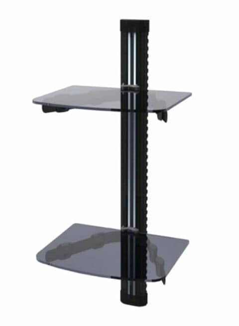 Skilltech Dvd Receiver Dual Shelf Wall Mount 02 D Black