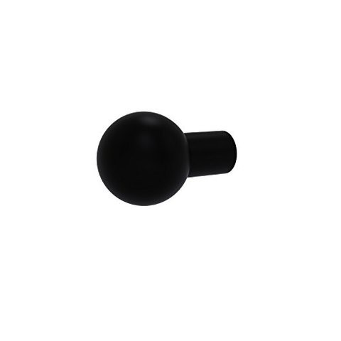 Allied Brass W-1 1 Inch Cabinet Knob, Matte Black