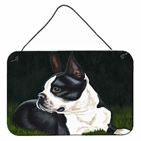 Caroline&#39;s Treasures Amb1321Ds812 Boston Terrier Beauty Wall Or Door Hanging Prints, 8X12, Multicolor