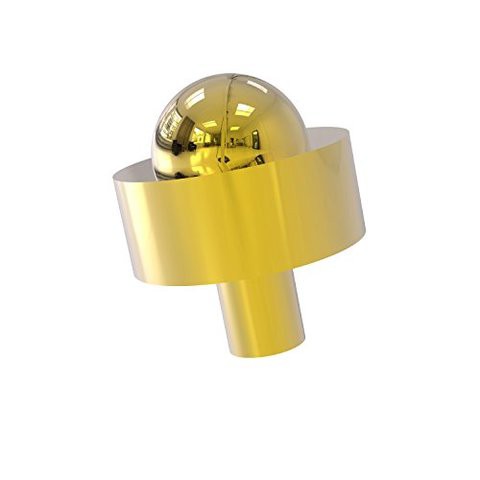 Allied Brass 101A 1-1/2 Inch Cabinet Knob, Polished Brass