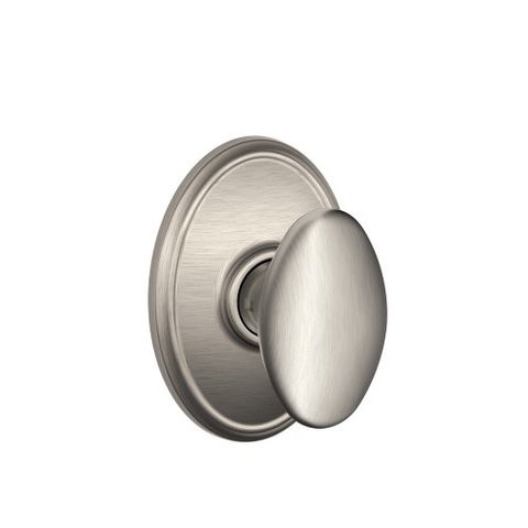 Schlage F10Sie619Wkf Wakefield Collection Siena Passage Knob, Satin Nickel