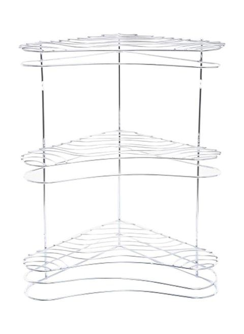 ROYALFORD Rectangular Corner Rack Silver 0.5kg