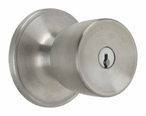 Dexter By Schlage J54Byr630 Byron Keyed Entry Knob, Satin Stainless Steel