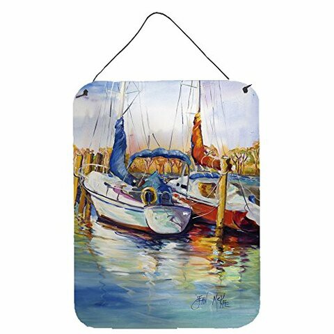 Caroline&#39;s Treasures Jmk1158Ds1216 Mississippi Sailboats Wall Or Door Hanging Prints, 12X16, Multicolor