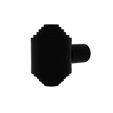 Allied Brass At-10 1-1/4 Inch Cabinet Knob, Matte Black