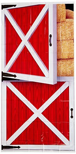 Beistle Barn Door Cover, 30-Inch By 5-Feet, Multicolor