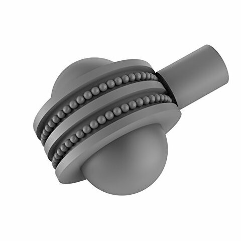 Allied Brass 102Ad 1-1/2 Inch Cabinet Knob, Matte Gray