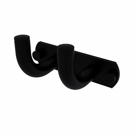 Allied Brass Rm-20-2 Remi Collection 2 Position Multi Decorative Hook, Matte Black