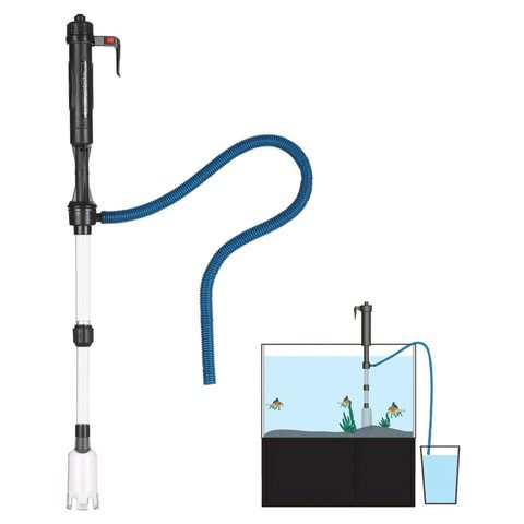 Electric Aquarium Fish Tank Water Changer Sand Washer Gravel Vacuum Cleaner