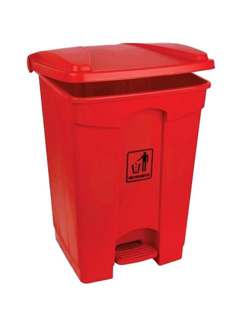 AKC Garbage Bin With Pedal Red 45L